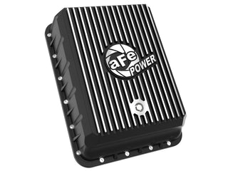 aFe POWER Pro Series Transmission Pan w/ Machined Fins - Black: Ram 3500 6.7L Diesel 2013 - 2024 (AS69RC Transmission)