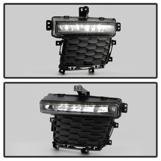 Spyder 22-24 Jeep Grand Cherokee (3-Row) OEM LED Fog Lights w/Switch - Clear (FL-JGC22-3R-LED-C)