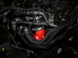 aFe BladeRunner 2-1/4in & 3in Aluminum Hot and Cold Charge Pipe Kit - Red: Jeep Grand Wagoneer / Ram 1500 3.0L Hurricane & 6.4L 392 2023 - 2026 (RHO Models)