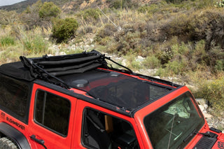 Rampage Mesh Shade Top Extended: Fits Jeep Wrangler 2018-2026 2.0L/3.6L