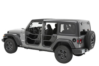 Bestop Element Doors Matte Black (FRONT): Jeep Gladiator 2021-23 / Wrangler JL 2018-25 2.0L/3.6L