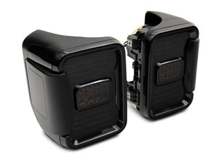 Raxiom Axial Series LED Tail Lights (REAR): Fits Most Jeep Gladiator Models (2018-2026) - Black/Smoked Lens