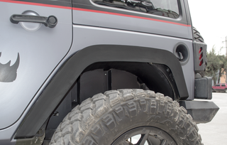 Go Rhino Rear Fender Liners (REAR): Fits Most Jeep Wrangler Models (2007-2018)