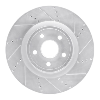 R1 Concepts Drilled & Slotted Brake Rotor (FRONT RIGHT): Dodge Durango 2011-2026 / Jeep Grand Cherokee 2011-2021