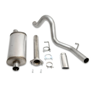 JBA Cat-Back Exhaust System: Jeep Wrangler 2004 - 2006 (2.5L & 4.0L)