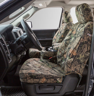Covercraft 09-14 Dodge Ram 1500/HD Carhartt Camo SeatSaver Custom Front Row Seat Covers - Mossy Oak