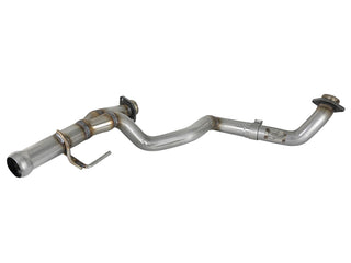 aFe Twisted Steel Y-Pipe 2.25in 409 SS Exhaust: Jeep Wrangler / Gladiator 2018-2026 3.6L V6