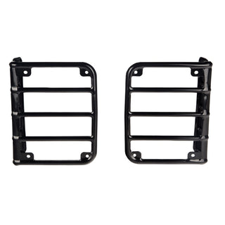 Rugged Ridge Black Tail Light Euro Guards: Jeep Wrangler 2007-2018 3.6L/3.8L V6