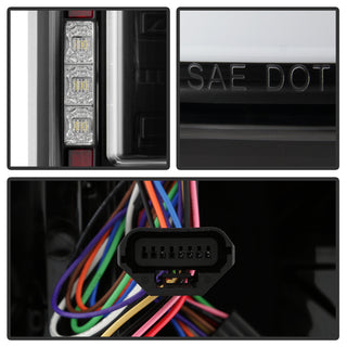 Spyder Dodge RAM 1500 19-21 Factory LED Model LED Tail Lights - Red Clear ALT-YD-DR19LED-SEQ-BK