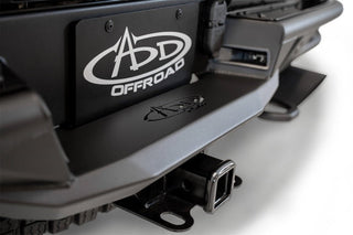 Addictive Desert Designs PRO Bolt-On Rear Bumper w/ Sensors (REAR): Ram 1500 TRX (2019-2024) - Hammer Black/Satin Black