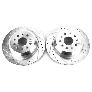 PowerStop Evolution D&S Rear Rotors: Jeep Wrangler 2018-2025 2.0L/3.6L