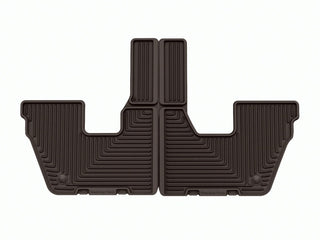 WeatherTech 21-23 Jeep Grand Cherokee L (6 Passenger Seating) Rear All-Weather Floor Mats - Cocoa