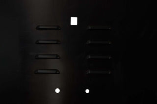 Fishbone Offroad Black Hood Louver: Jeep Wrangler (07-17) / JK (18)