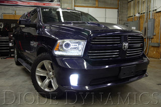 Diode Dynamics Dodge Ram Halo Lights LED Switchback Kit: Fits Ram 2013-2018 6.7L Diesel / 5.7L Hemi