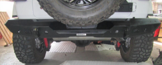 Go Rhino Trailline Full Width Rear Bumper: Fits Most Jeep Wrangler Models (2007-2026)