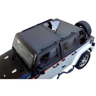 Rampage Combo Sun Brief/Safari Top Black Diamond: Jeep Wrangler JK 2007-2018 3.6L/3.8L V6