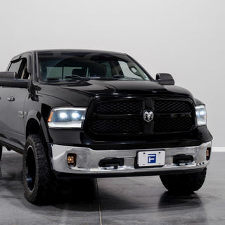 FORM Lighting Sequential LED Projector Headlights (PAIR): Fits Ram 1500/2500/3500 2009-2018