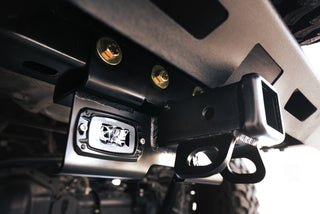 DV8 Offroad Bolt-On Hitch w/ Lights: Jeep Wrangler JK (2007-2018)