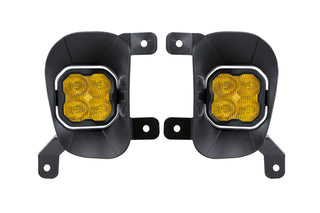 Diode Dynamics SS3 Sport Ram Vert Kit Yellow SAE Fog: Ram 1500 2013-2024 5.7L/3.6L