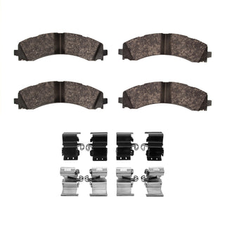 DFC 4000 HybriDynamic Brake Pads and Hardware Kit (REAR): Ram 3500 2019-2025 6.7L Diesel
