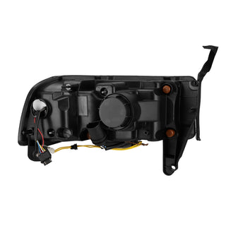 AlphaRex 94-01 RAM 1500 NOVA LED Proj Headlights Alpha-Blk w/Activ Light/Seq Signal/SB DRL