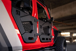 DV8 Offroad Spec Series Half Doors Rear (F&R): Jeep Wrangler JL 2018-25 / Gladiator JT 2020-23