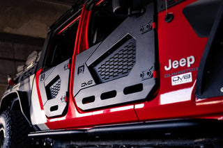 DV8 Offroad Spec Series Half Doors Front (F&R): Jeep Wrangler JL 2018-25 / Gladiator JT 2020-23
