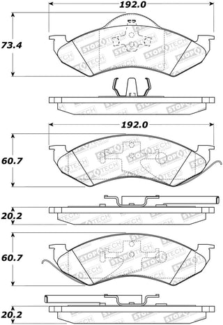 StopTech Street Brake Pads