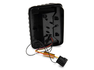 Raxiom LED Tail Lights Black Housing Smoked Lens: Fits Most Jeep Wrangler Models (2007-2018)