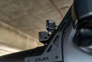 DV8 Offroad A-Pillar Dual Light Pod Mounts: Jeep Wrangler JL 2018-2026 / Gladiator JT 2020-2026 w/ LBJL-10