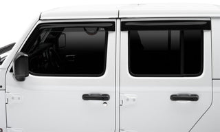 AVS Ventvisor Low Profile Window Deflectors (4PC, Smoke): Jeep Wrangler (18-25) / Jeep Gladiator (20-25)