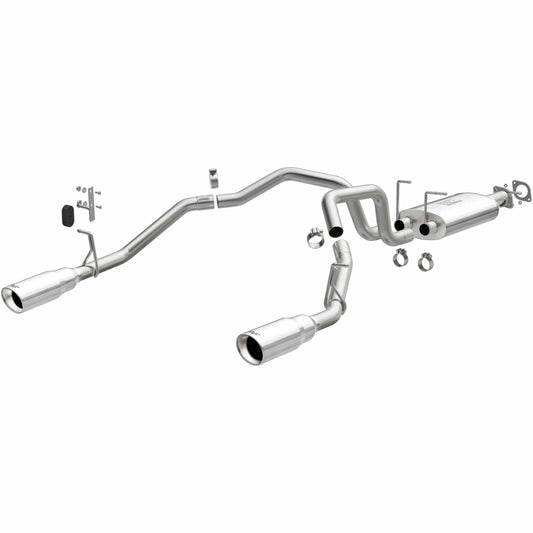 MagnaFlow Street Series Cat-Back Performance Exhaust System Dual Rear Exit: Ram 1500 (19-25) w/ Polished Tips