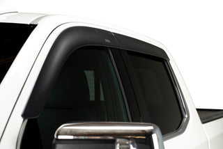 Husky Liners Low Profile Ventvisor 4pc (IN-CHANNEL MOUNT): Fits Dodge Ram 1500 Models (2002-2018) - Matte Black