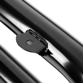 Spec D 3" SS Black Bull Bar Bumper Guard: Jeep Wrangler JL 2018-2022 / Gladiator 2020-2022