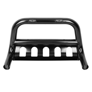 Spec D 3" SS Black Bull Bar Bumper Guard: Jeep Wrangler JL 2018-2022 / Gladiator 2020-2022