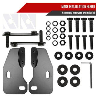 Spec D 3" SS Black Bull Bar Bumper Guard: Jeep Wrangler JL 2018-2022 / Gladiator 2020-2022