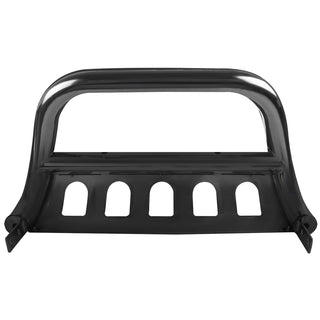 Spec D 3" Black SS Bull Bar w/ Skid Plate: Dodge Ram 1500 2009-2018