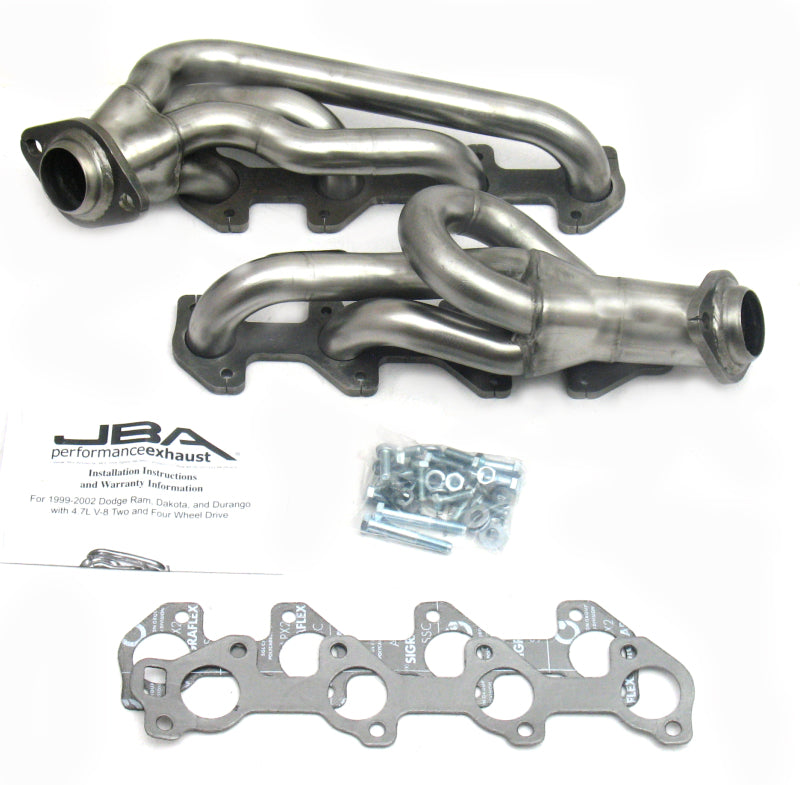 JBA Shorty Headers: Dodge Dakota & Durango 4.7L V8 2000 - 2003