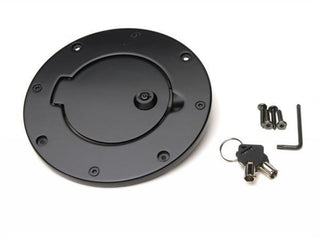 Rampage Billet Style Gas Cover: Jeep Wrangler JK 2007-2018 - Black