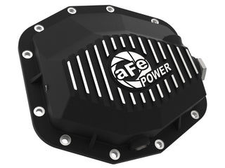 AFE Pro Series Rear Differential Cover (Black w/Machined Fins): Ram 6.2L 1500 TRX 2021 - 2024