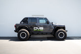 DV8 Offroad FS-15 Series Rock Sliders (SIDE): Jeep Wrangler JL 2018-2026 6.4L 392/3.6L V6