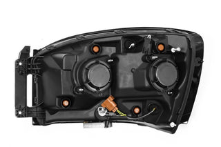 AlphaRex PRO Projector Headlights (Alpha-Black): Dodge Ram 1500 (06-08) & 2500/3500 (06-09)