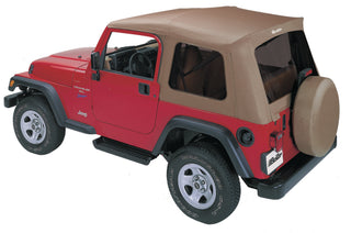 Bestop Supertop Classic Soft Top Spice Tinted Windows (F&R): Jeep Wrangler TJ 1997-2006 4.0L I6/2.5L