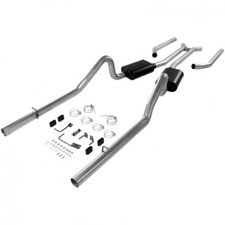 Flowmaster American Thunder Crossmember-Back Exhaust System: Dodge Charger 1968-1970