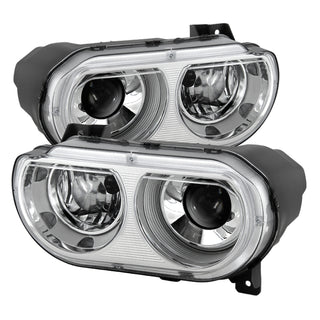 xTune Dodge Challenger 08-14 Xenon Hid Model Only Projector Headlamps Chrome HD-JH-DCHAL08-HID-C