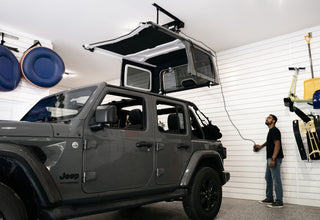 Bestop Hoss Hardtop Hoist Black (FRONT): Jeep Wrangler JL 2018-2025 2.0L/3.6L