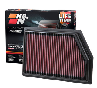 K&N Replacement Panel Air Filter: Jeep Grand Cherokee 2014-2015 3.0L EcoDiesel