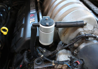 J&L Oil Separator Co. Oil Catch Can: Chrysler / Dodge / Jeep 6.1L SRT8 2006 - 2010