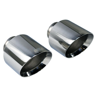 Remark x BOLD 5in Exhaust Tips (Pair) - Silver Polish: Dodge Charger 5.7L Hemi, 6.2L Hellcat, 6.4L 392 2015 - 2023