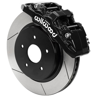 Wilwood Aero6 DM 6-Piston Front Big Brake Kit (Black Calipers, Slotted Rotors): Ram 1500 2013 - 2018